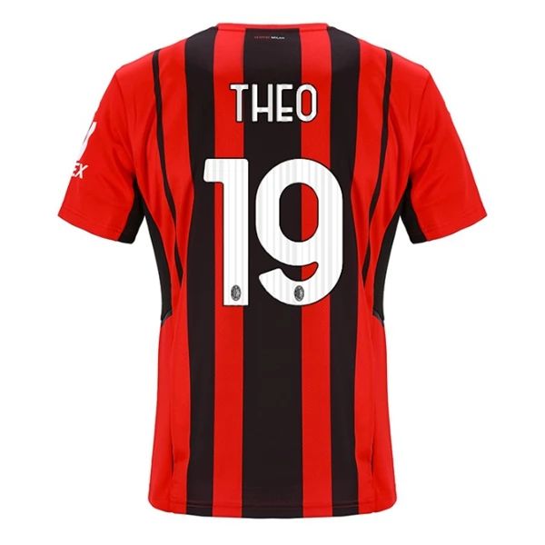 Camisola AC Milan Theo 19 1º Equipamento 2021 2022