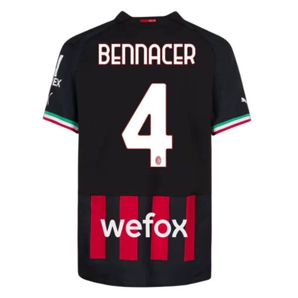 Camisola AC Milan 2022-23 Bennacer 4 1º Equipamento