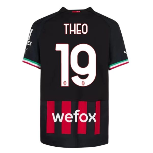 Camisola AC Milan 2022-23 Theo 19 1º Equipamento