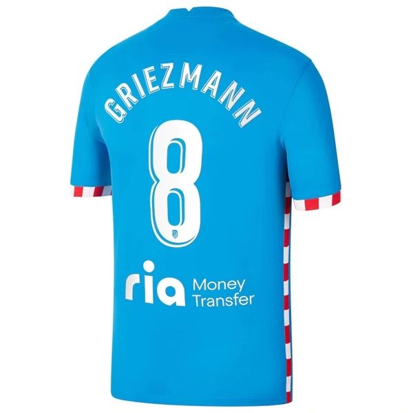 Camisola Atlético Madrid Antoine Griezmann 8 3º Equipamento 2021 2022