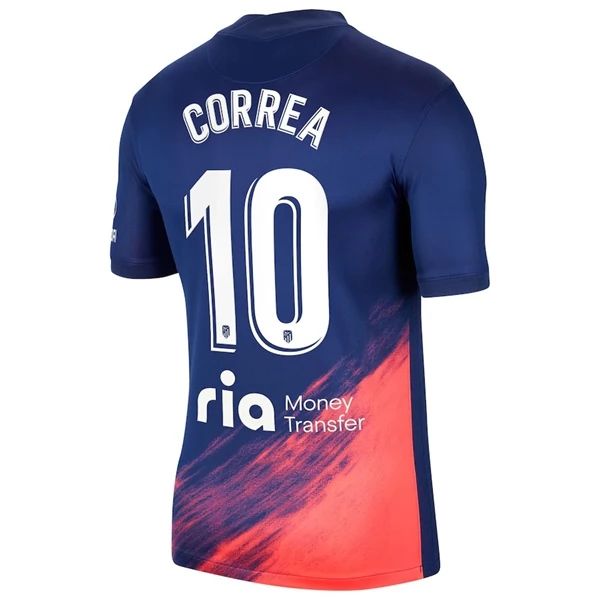 Camisola Atlético Madrid Correa 10 2º Equipamento 2021 2022