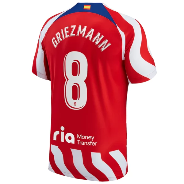 Camisola Atlético Madrid Antoine Griezmann 8 1º Equipamento 2022 2023