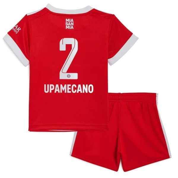 Camisola FC Bayern München Upamecano 2 Criança 1º Equipamento 2022-23