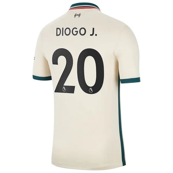 Camisola Liverpool Diogo J. 20 2º Equipamento 2021 2022