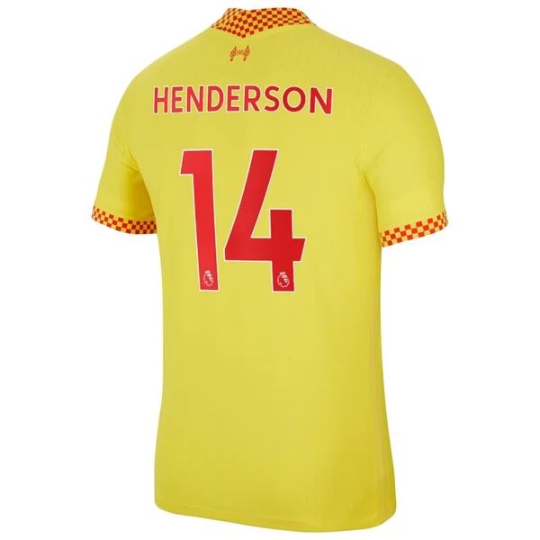 Camisola Liverpool Henderson 14 3º Equipamento 2021 2022