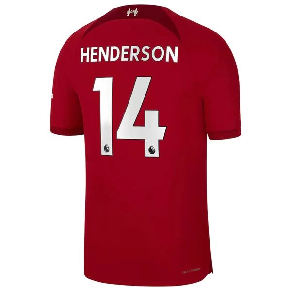 Camisola Liverpool Henderson 14 1º Equipamento 2022-23