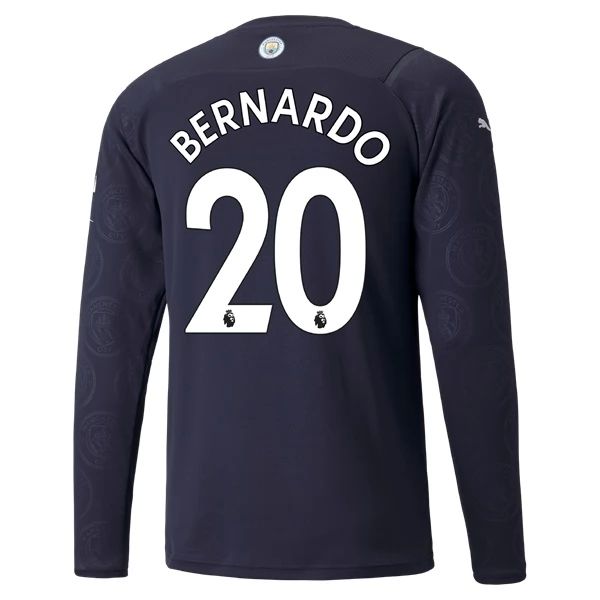 Camisola Manchester City Bernardo Silva 20 3º Equipamento – Manga Comprida