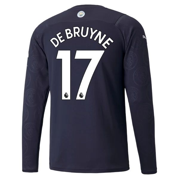 Camisola Manchester City Kevin De Bruyne 17 3º Equipamento 2021 2022 – Manga Comprida