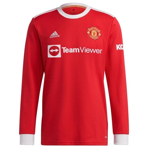 Camisola Manchester United 1º Equipamento 2021 2022 – Manga Comprida