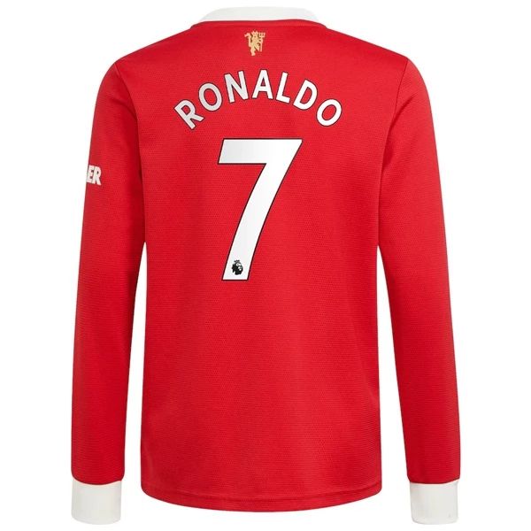 Camisola Manchester United Cristiano Ronaldo 7 1º Equipamento 2021 2022 – Manga Comprida