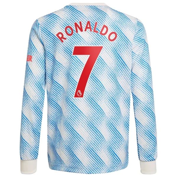Camisola Manchester United Cristiano Ronaldo 7 2º Equipamento 2021 2022 – Manga Comprida