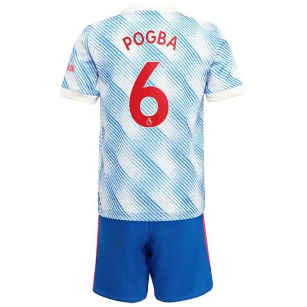 Camisola Manchester United Paul Pogba 6 Criança 2º Equipamento 2021-22