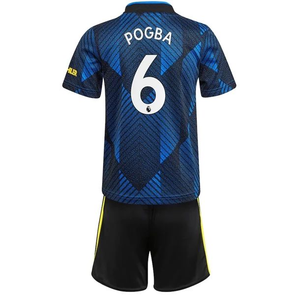 Camisola Manchester United Paul Pogba 6 Criança 3º Equipamento 2021-22