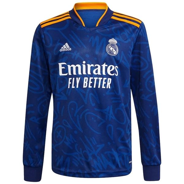 Camisola Real Madrid David Alaba 4 2º Equipamento 2021 2022 – Manga Comprida