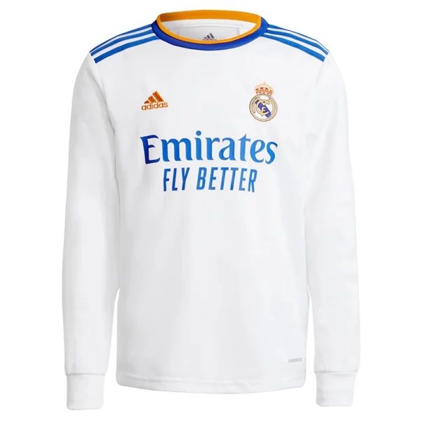 Camisola Real Madrid Gareth Bale 18 1º Equipamento 2021 2022 – Manga Comprida