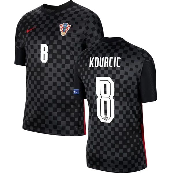 Camisola Croácia Kovacic 8 2º Equipamento 2021