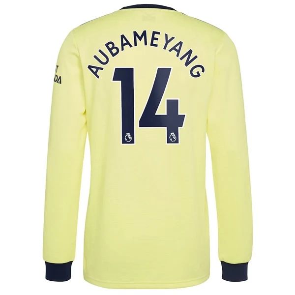 Camisola Arsenal Aubameyang 14 Equipamento Alternativa 2021 – Manga Comprida