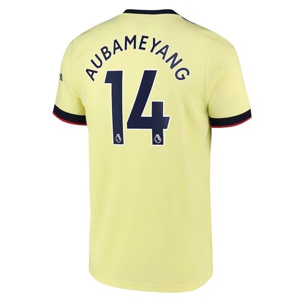 Camisola Arsenal Aubameyang 14 Equipamento Alternativa 2021