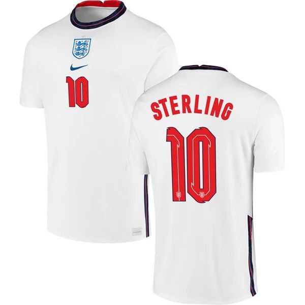 Camisola Inglaterra Raheem Sterling 10 Equipamento Principal 2021