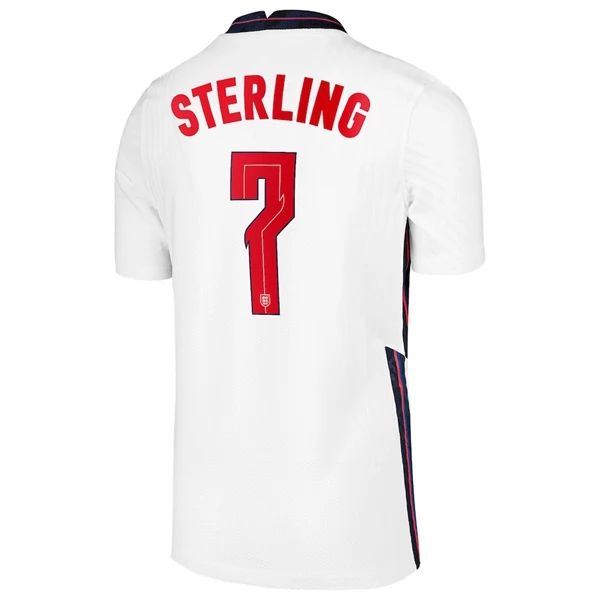 Camisola Inglaterra Raheem Sterling 7 Equipamento Principal 2021