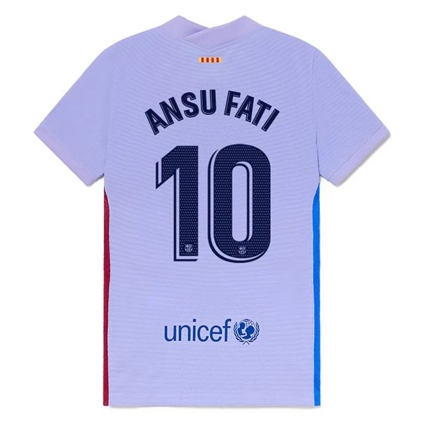 Camisola FC Barcelona Ansu Fati 10 Equipamento Alternativa 2021 2022