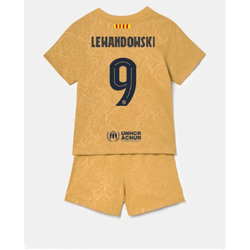 Camisola FC Barcelona Robert Lewandowski 9 Criança Equipamento Alternativa  2022-23