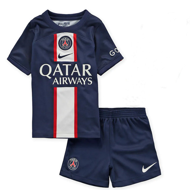 Camisola Paris Saint Germain PSG Kylian Mbappé 7 Criança Equipamento Principal  2022-23