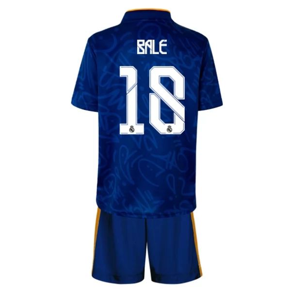 Camisola Real Madrid Gareth Bale 18 Criança Equipamento Alternativa  2021