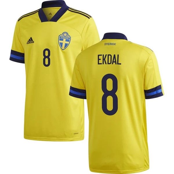 Camisola Suécia Ekdal 8 1º Equipamento 2021