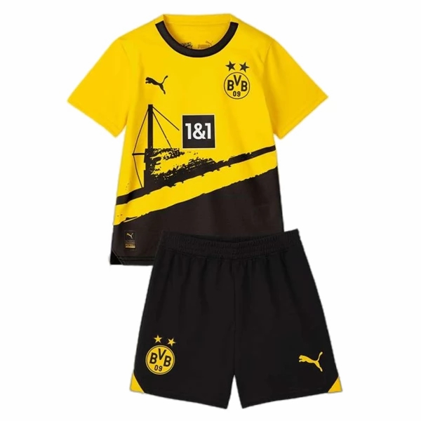 Camisola BVB Borussia Dortmund Criança 1º Equipamento 2023-24