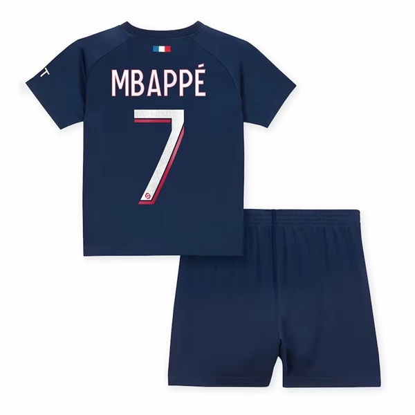 Camisola Paris Saint Germain PSG Kylian Mbappé 7 Criança 1º Equipamento 2023-24