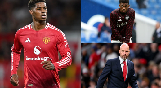 Read more about the article O Manchester United perdeu por 0-3 em casa e o Ten Hag e o Rashford foram criticados