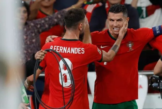 Read more about the article Portugal vence por trás: o vencedor de Ronaldo ajuda a equipa a vencer a Escócia por 2-1