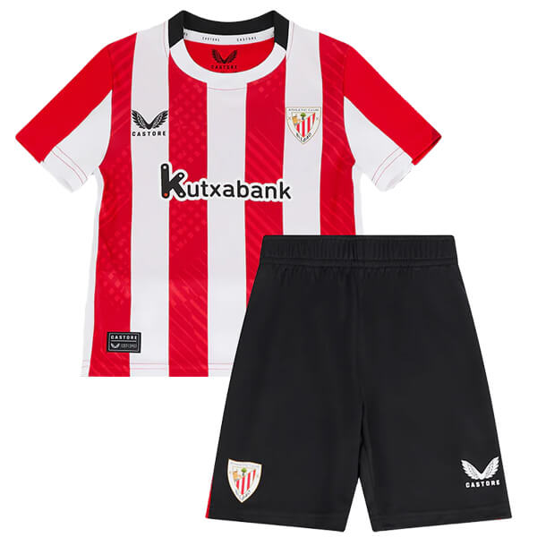 Camisola Athletic Bilbao Criança 1º Equipamento 2024-25