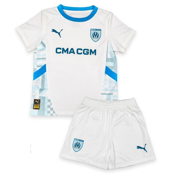 Camisola Olympique de Marseille Criança 1º Equipamento 2024-25