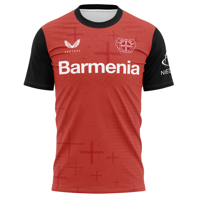 Camisola Bayer Leverkusen 1º Equipamento 2024-25